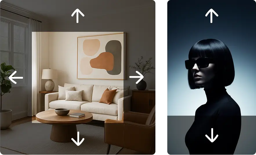 AI Generative Fill - Extend and outpaint images with AI