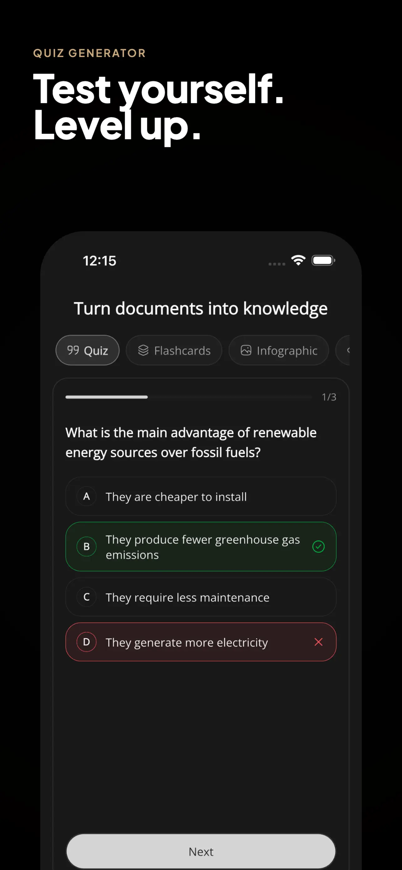 Zemith Quiz Generator - Test yourself, level up