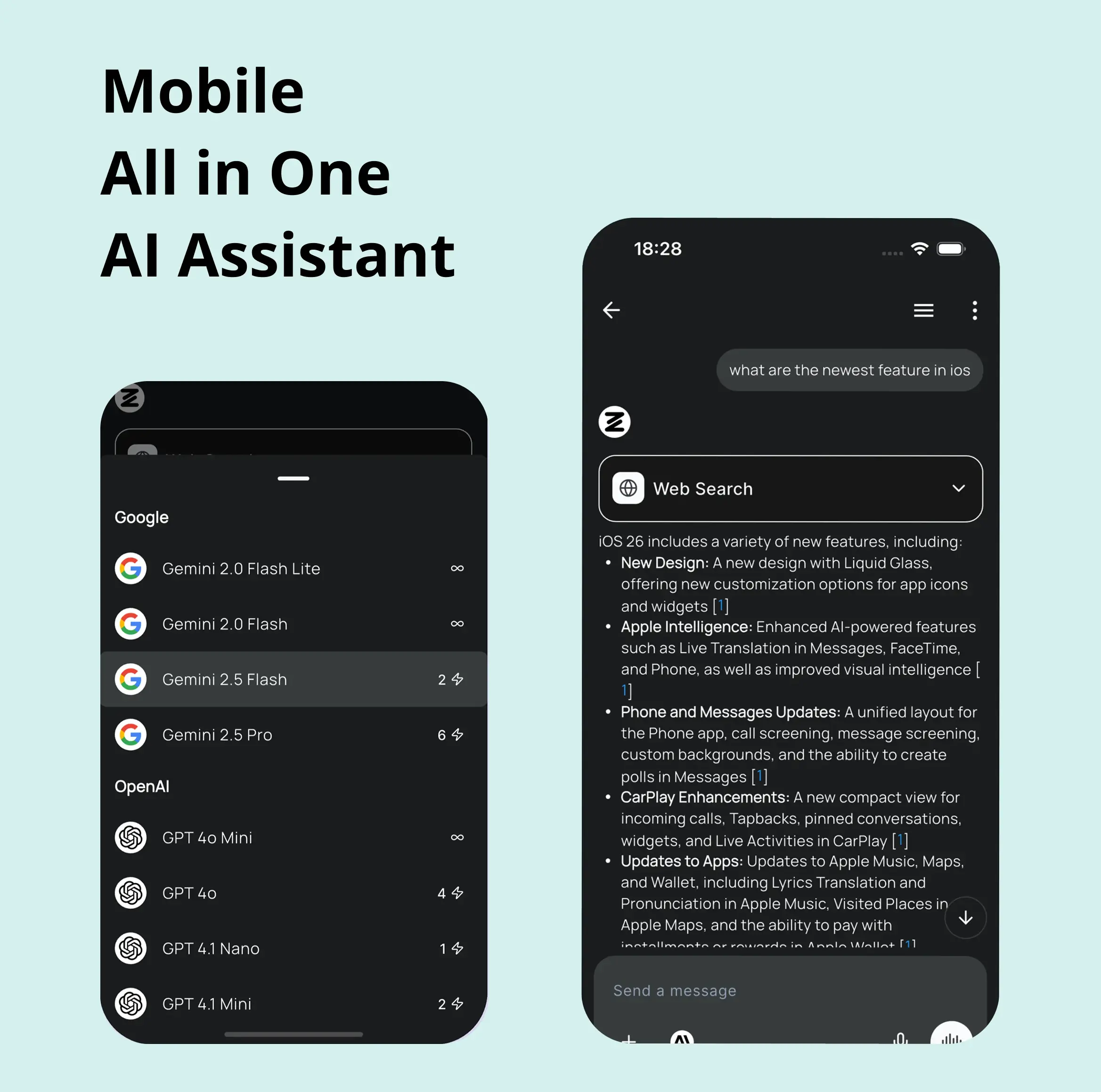AI in your pocket